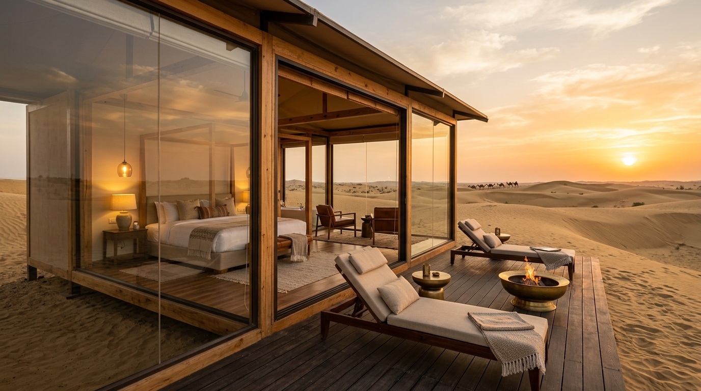 Luxury Desert Suite Exterior & Interior